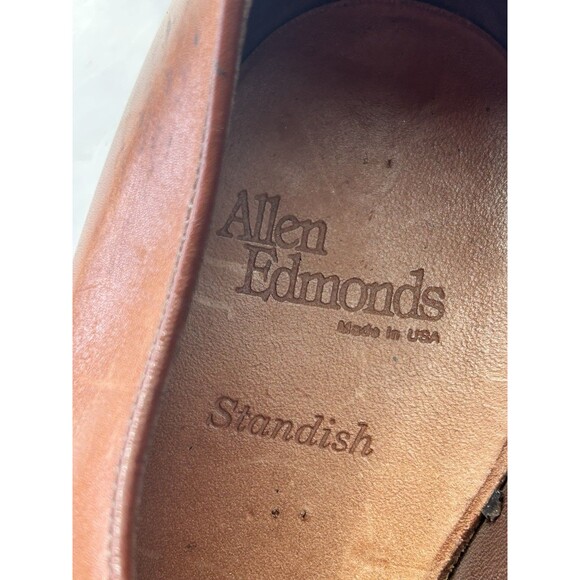 Allen Edmonds Garner Monk Strap Plain Toe Dress Shoe Size 8.5 D Brown main image 11
